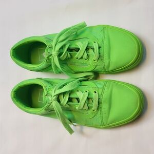Vans Old Skool Neon Green Geeko